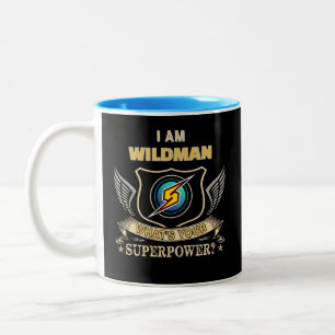 Tasse 2 Couleurs Je suis WILDMAN Quel est votre super-pouvoir