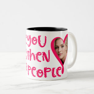 Tasse 2 Couleurs Je t'ai mangé moins que les autres personnes