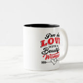 Tasse 2 Couleurs Je T'Aime (Devant droit)