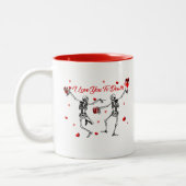Tasse 2 Couleurs Je t'aime à mort (Gauche)