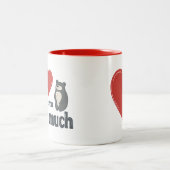 Tasse 2 Couleurs Je t'aime beaucoup (Centre)