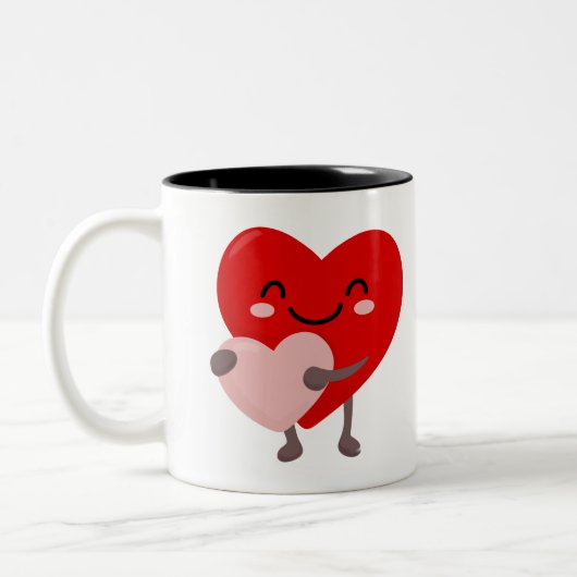 Tasse 2 Couleurs Je t'aime Bébé (Gauche)