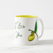 Tasse 2 Couleurs Je T'Aime Lady Chaussure Flower (Devant droit)