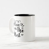 Tasse 2 Couleurs je t'aime le plus (Devant gauche)