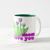 Tasse 2 Couleurs Je t'aime maman (Devant droit)