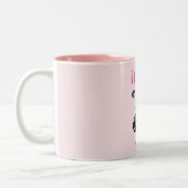 Tasse 2 Couleurs Je t'aime Maman Panda Passez Rose (Gauche)