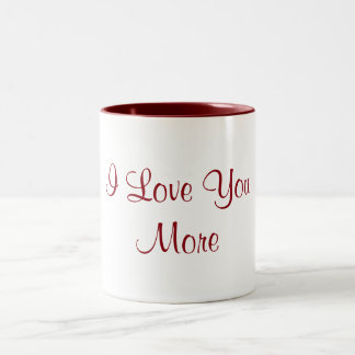 Tasse 2 Couleurs Je t'aime plus