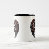 Tasse 2 Couleurs je t'aime plus que du café (Centre)