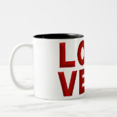 Tasse 2 Couleurs Je t'aime tellement mon amour (Gauche)