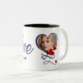 Tasse 2 Couleurs Je t'aime tellement mon amour (Devant droit)