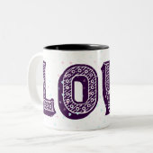 Tasse 2 Couleurs Je t'aime tellement mon amour (Devant gauche)