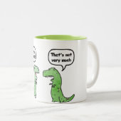 Tasse 2 Couleurs Je t'aime tellement (T-Rex) (Devant droit)