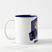 Tasse 2 Couleurs Je T'Aime Valentine (Gauche)