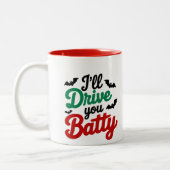 Tasse 2 Couleurs Je te conduirai Batty (Gauche)