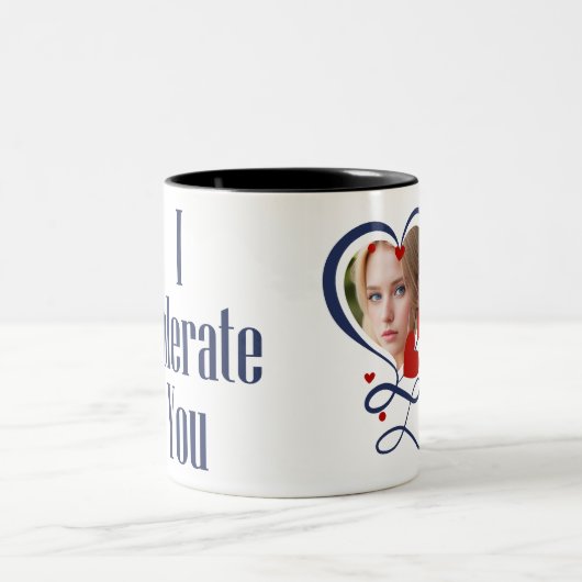 Tasse 2 Couleurs Je te tolère (Centre)