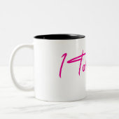 Tasse 2 Couleurs Je te tolère. (Gauche)