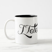 Tasse 2 Couleurs Je te tolère (Gauche)