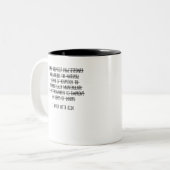 Tasse 2 Couleurs Je Travaille Avec Les Enfants (Devant gauche)