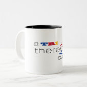 Tasse 2 Couleurs Je Tri Donc Je Suis Triathlon cool (Devant gauche)