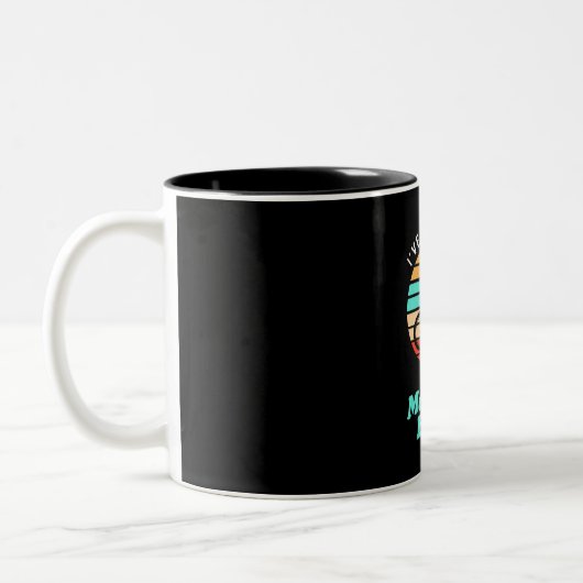 Tasse 2 Couleurs Je Vais En VTT (Gauche)