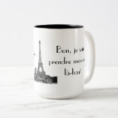 Tasse 2 Couleurs Je vais prendre mon café... (Devant droit)