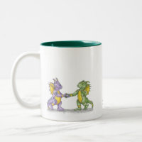 Je vois un dragon, maman ! illustrations de studio