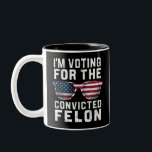 Tasse 2 Couleurs Je vote pour le condamné Felon Pro Trump 2024<br><div class="desc">Je vote pour le condamné Felon Pro Trump 2024</div>