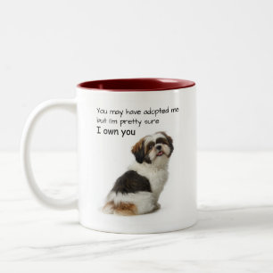 Tasse 2 Couleurs Je vous possède Shih Tzu