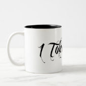 Tasse 2 Couleurs Je vous tolère (Gauche)