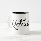 Tasse 2 Couleurs Je vous tolère (Devant gauche)