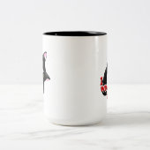 Tasse 2 Couleurs Je vous wuv Chat (Centre)