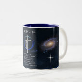 Tasse 2 Couleurs Jean 3:16 chrétien (Devant droit)