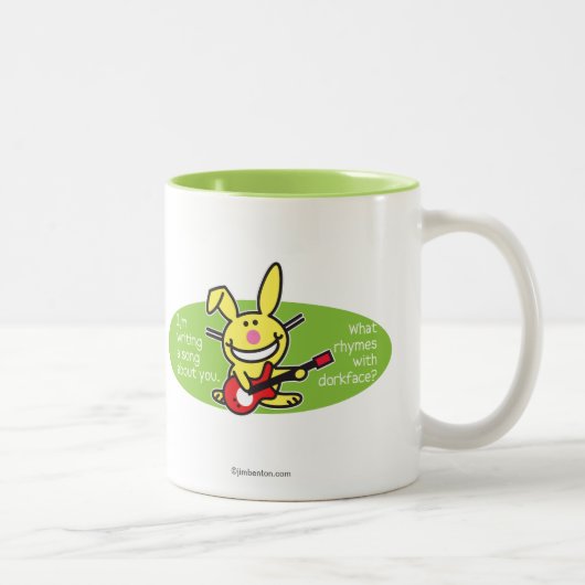 Tasse 2 Couleurs J'écris une chanson (Droit)