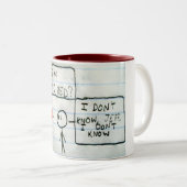 Tasse 2 Couleurs Jeff est rouge (Devant droit)