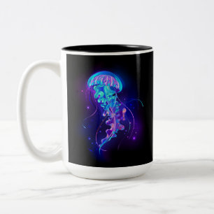 Tasse 2 Couleurs Jellyfish éclatante couleur