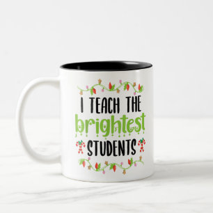 Tasse 2 Couleurs J'Enseigne Les Étudiants Les Plus Éclairés Les Lum