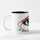 Tasse 2 Couleurs "J'entends avec mes yeux" pour attaquer #3 (Gauche)