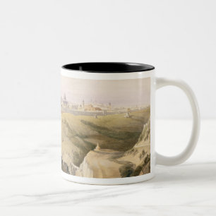 Tasse 2 Couleurs Jérusalem du mont des Oliviers, le 8 avril 1839