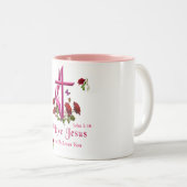 Tasse 2 Couleurs Jésus (Devant droit)