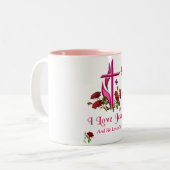 Tasse 2 Couleurs Jésus (Devant gauche)