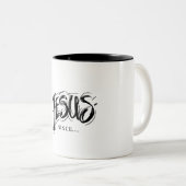 Tasse 2 Couleurs Jésus (Devant droit)