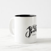Tasse 2 Couleurs Jésus (Devant gauche)