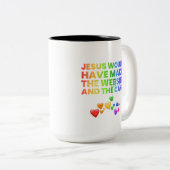 Tasse 2 Couleurs Jésus (Devant droit)