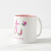 Tasse 2 Couleurs Jésus (Devant droit)