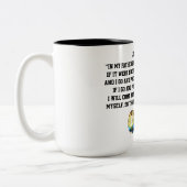 TASSE 2 COULEURS JÉSUS A DIT : (Gauche)