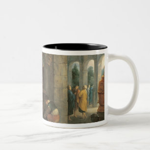 Tasse 2 Couleurs Jésus à la maison de Martha et de Mary