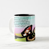 Tasse 2 Couleurs jésus a souci (Devant gauche)