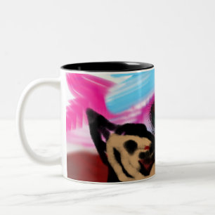 Tasse 2 Couleurs Jésus aime la joie
