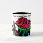 Tasse 2 Couleurs Jésus aime rose (Centre)