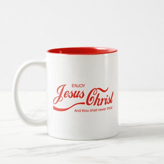 Tasse 2 Couleurs Jésus Christ (Gauche)